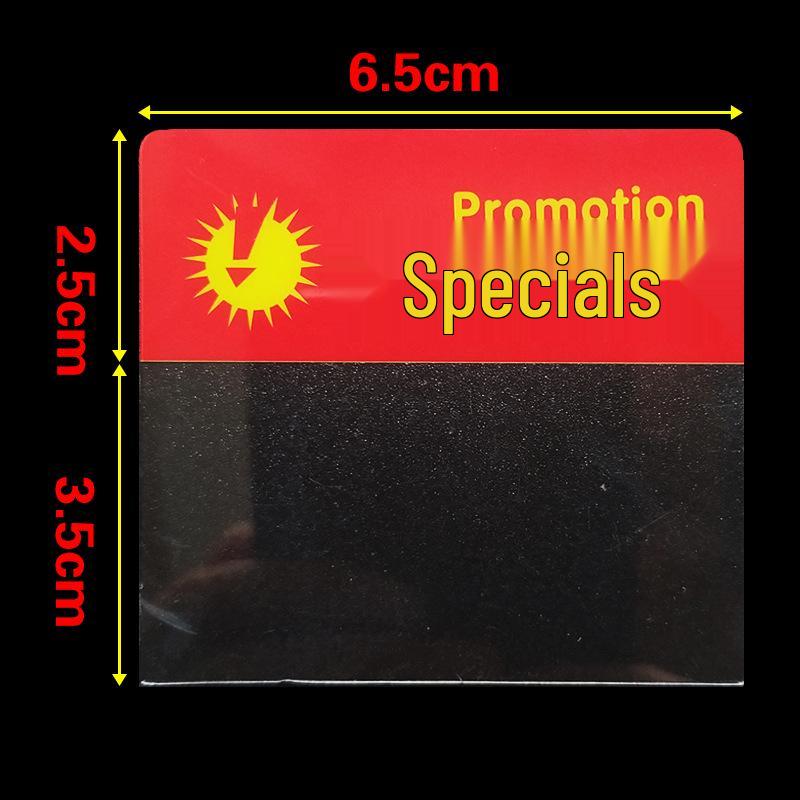 Transparent PVC Shelf Label Sleeve for Pharmacy and Baby Store Price Tags