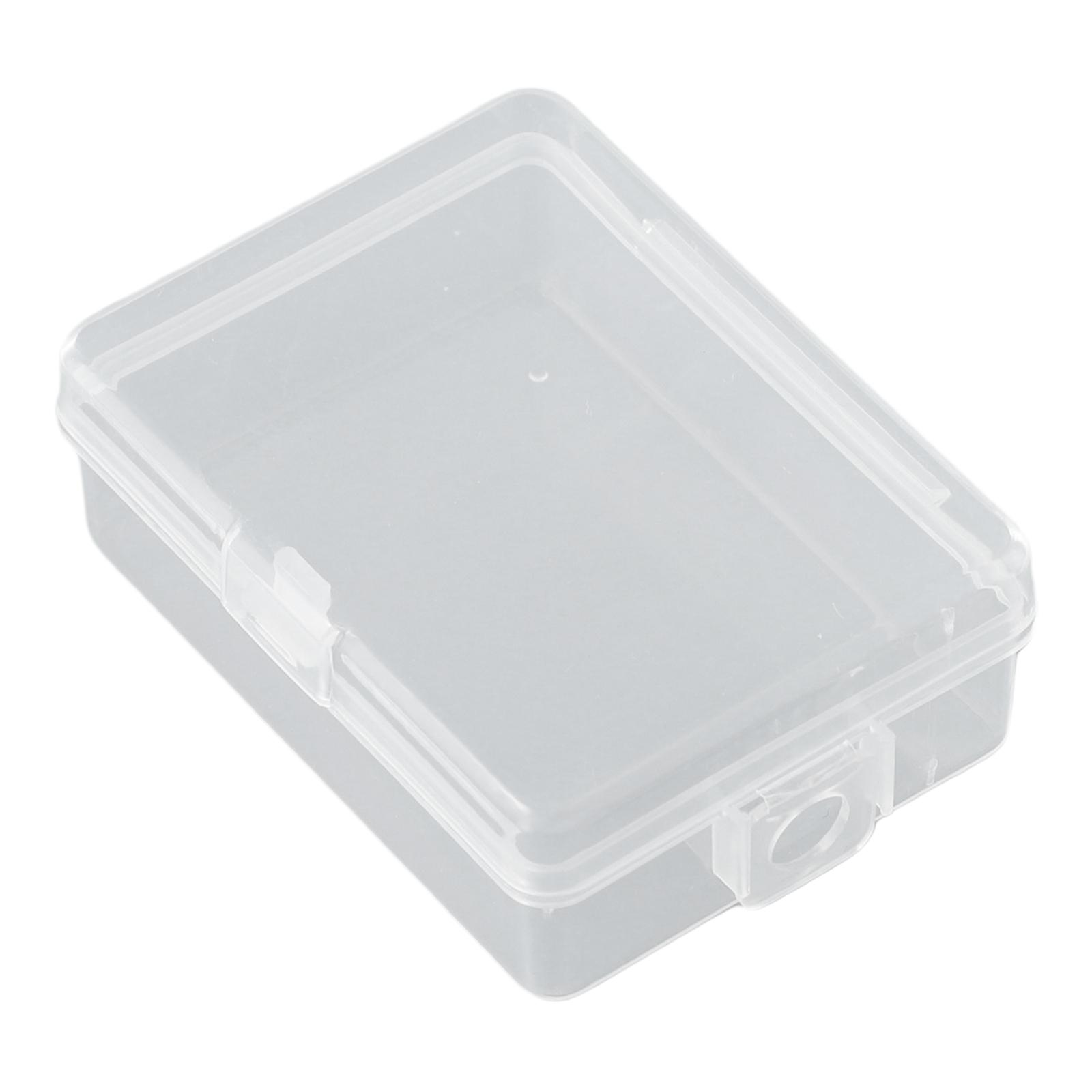 

Handy Clear Plastic Storage Box for Medicines and Electronic Components Small