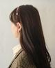 Oar Vintage Mood Cameo Velvet Slim Hairband [Brown]