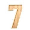 Decorative Wooden Number Charcuterie Board Fillable Food Platter Serving Trays  for Home