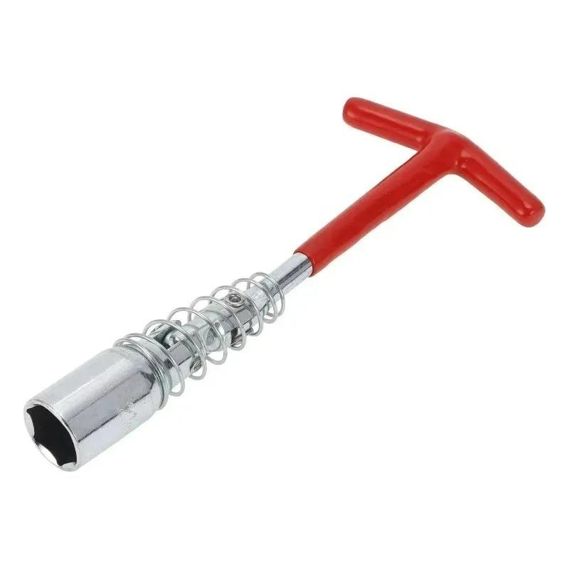 T-type Spark Plug Sleeve Disassembly Universal Joint 14/16/21mm 360 Degree Rotation Car Spark Plug Removal Socket Wrench Tool