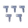 FridayParts 5 Ignition Keys AT110583 RG60472 933110-00301 Key 301 Compatible for Yanmar B14 B22-2 B7-3 SV100 VIO17 YB351 CBL40 V3-3 V4-5 Replacement