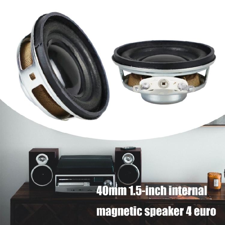 40mm Speakers Dynamic Auditory Speakers with Internal Magnets 4Ohm 3W for Auditory Sound