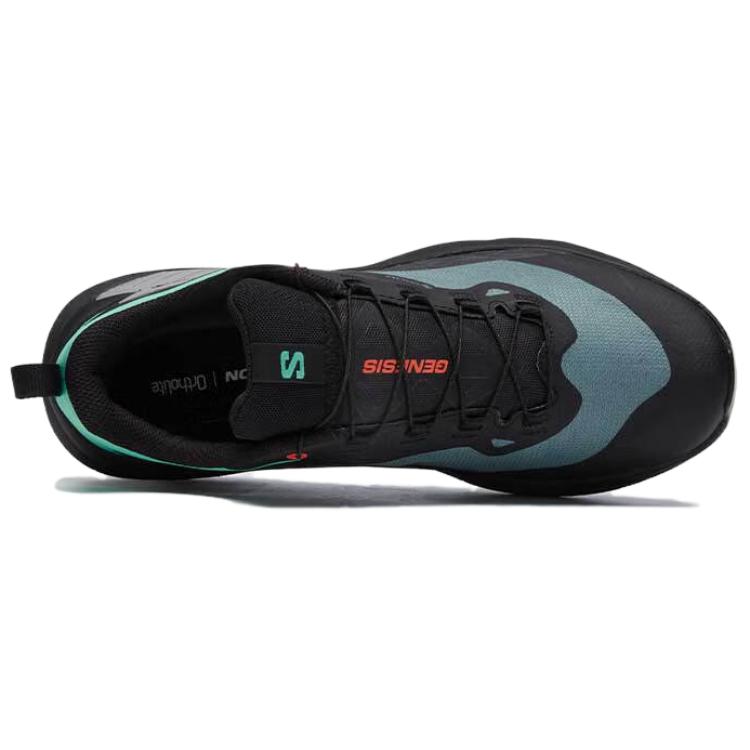 Salomon Genesis Comfortable Versatile Low-Top Running Shoes Men sneaker Black Blue 476883