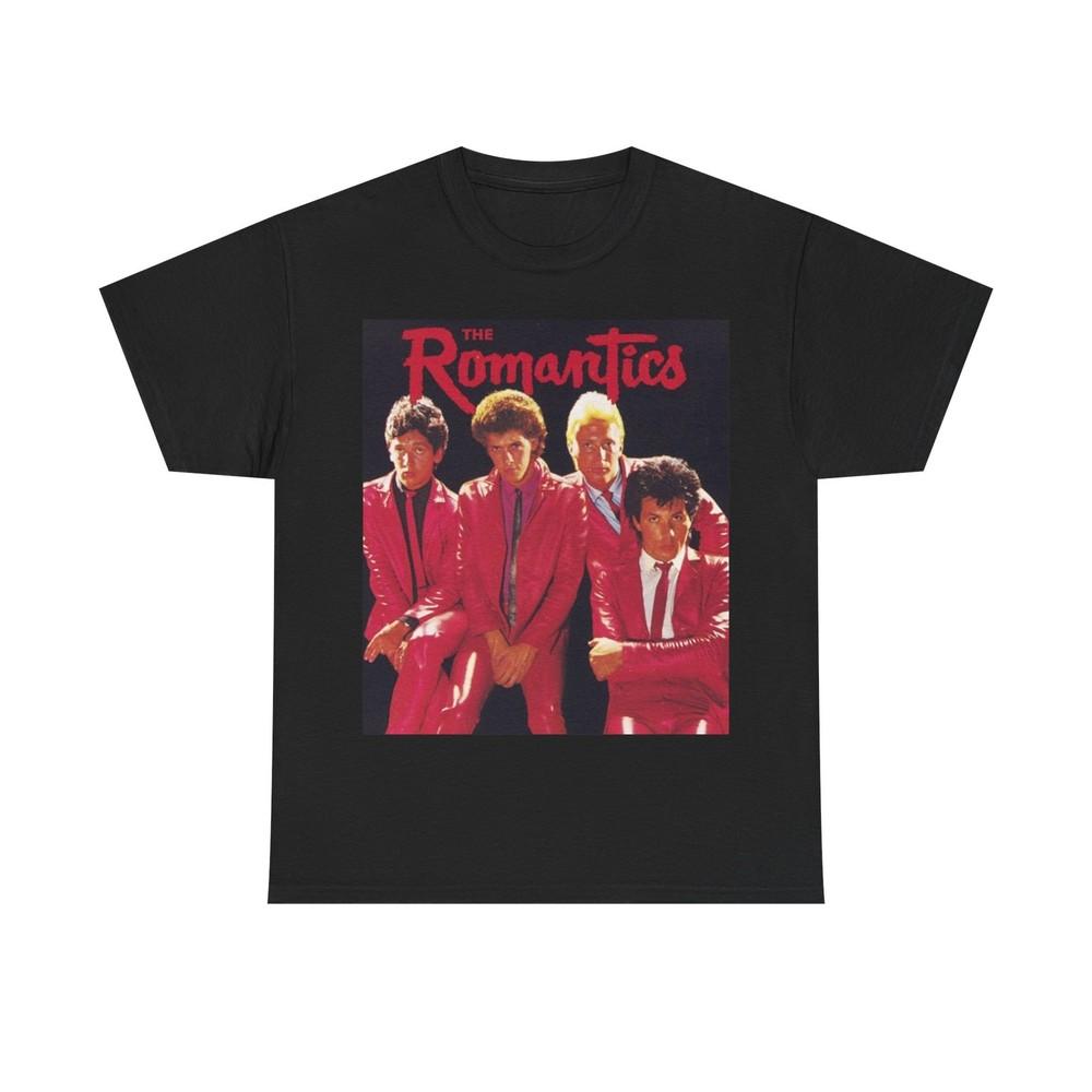 The Romantics Tshirt Vintage Band Poster Retro Unisex Heavy Cotton Tee Unisex T-Shirt M
