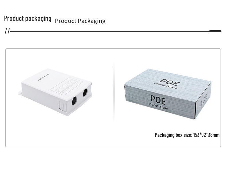 Standard Waterproof 1-to-4 PoE Repeater Camera AP Extender