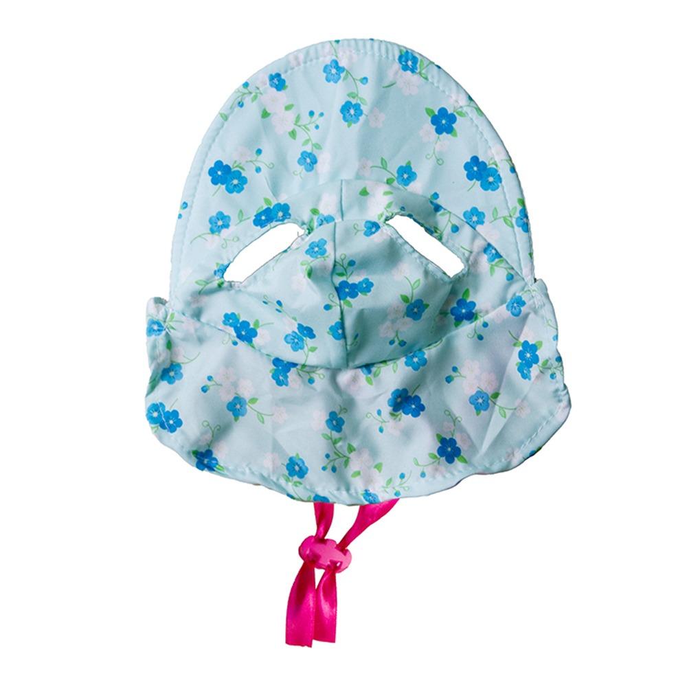 Round Brim Pet Sun Hat Floral Pattern Adorable Pet Hat Dog Sunscreen Hat  Small Medium Pets