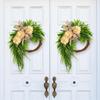 Hydrangea Wreath, Hanging Decoration Home Bow Wall Hanging Wreath Door Hanging