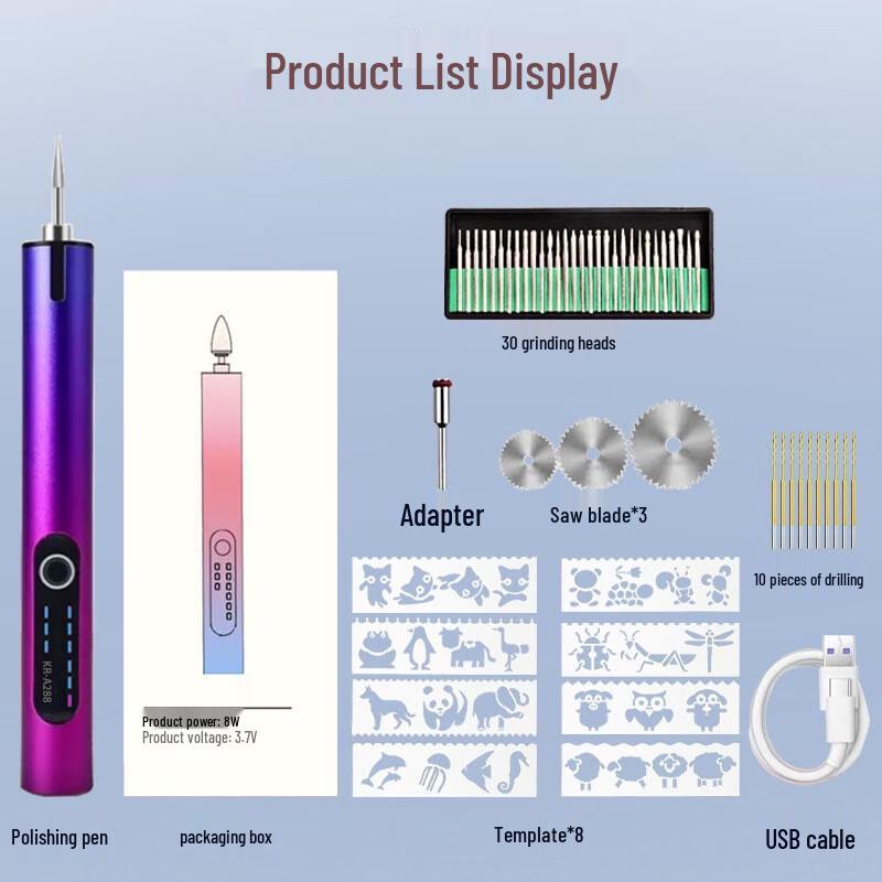 HANGDIAN A288 Mini Electric Nail Grinder & Engraver CN plug (adapter included)