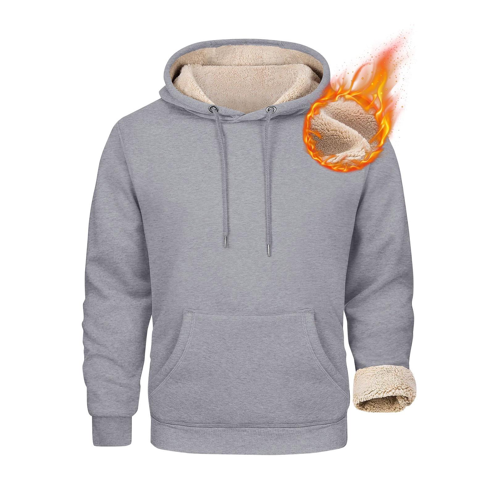 

Мужские толстовки с подкладкой Флисовые пуловеры Базовые топы Теплые зимние толстовки Мужские толстовки из флиса больших размеров с капюшоном XXXL