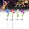 Outdoor Simulation Lily Waterproof Led Solar Light Lawn Lights Garden Decoration