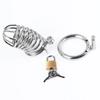 Metal Cage Chastity Device Hollow Breathable Adult Toy Erotic Urethral Lock Ring Sex Toys for Bondage Gear
