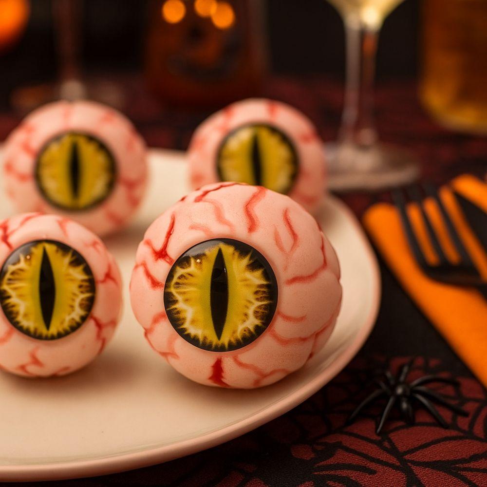 10pcs 5cm Halloween Eyeballs Simulation Halloween Fake Balls Funny Scary Eyeballs  Kids Party