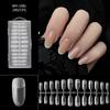 Nail Thin Nail Piece Free Engraving Grinding Trapezoidal Water Drop Almond Scrub Full Paste Half Paste Extension 240 Pieces