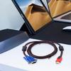 1080P Video Cables Universal for Computer Laptop PC Monitors Adapter Cable Quick Connection 19pin Interface to VGA Cable