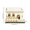 Festival Led Light Village House Wooden House Christmas Tree Decorations For Home Decoration Wooden House Gift Window Decoration