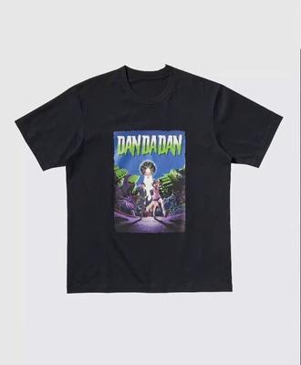 T-shirt Graphique DANDADAN Noir NOUVEAU JAPON T-shirt Unisexe