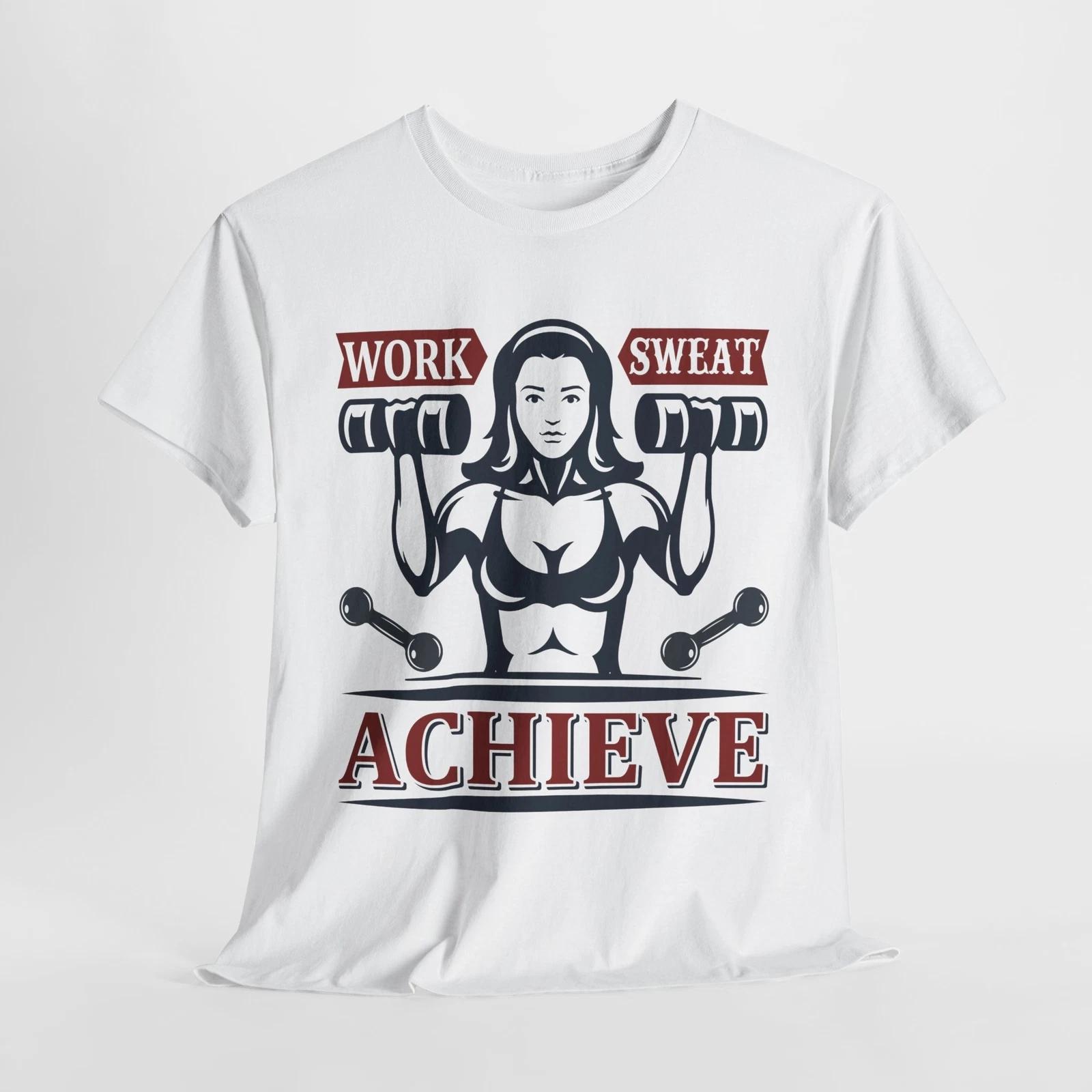 Blood, Sweat, Gains T-Shirt | Gym Workout Motivation | Strength Training Shirt S
