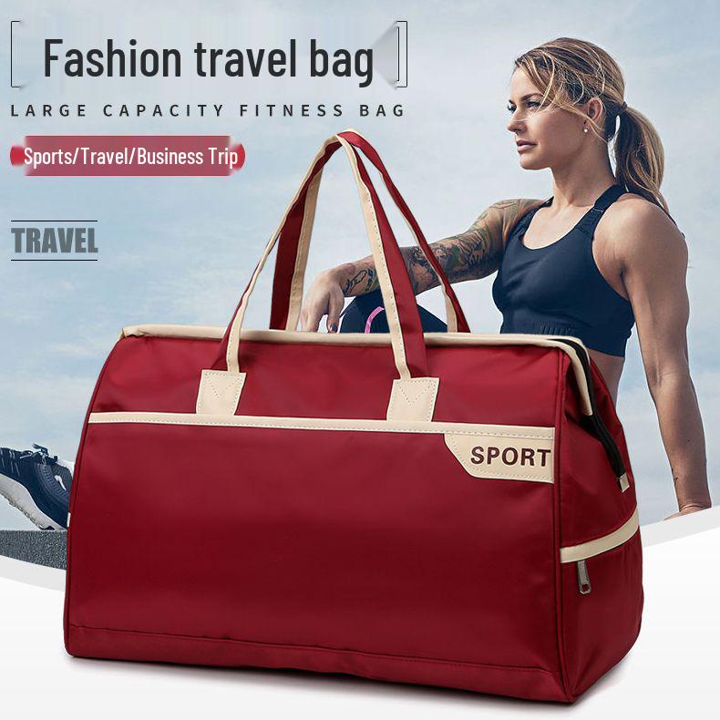 Women's Lightweight Waterproof Travel Crossbody Handbag: Large Capacity for Business or Sports.