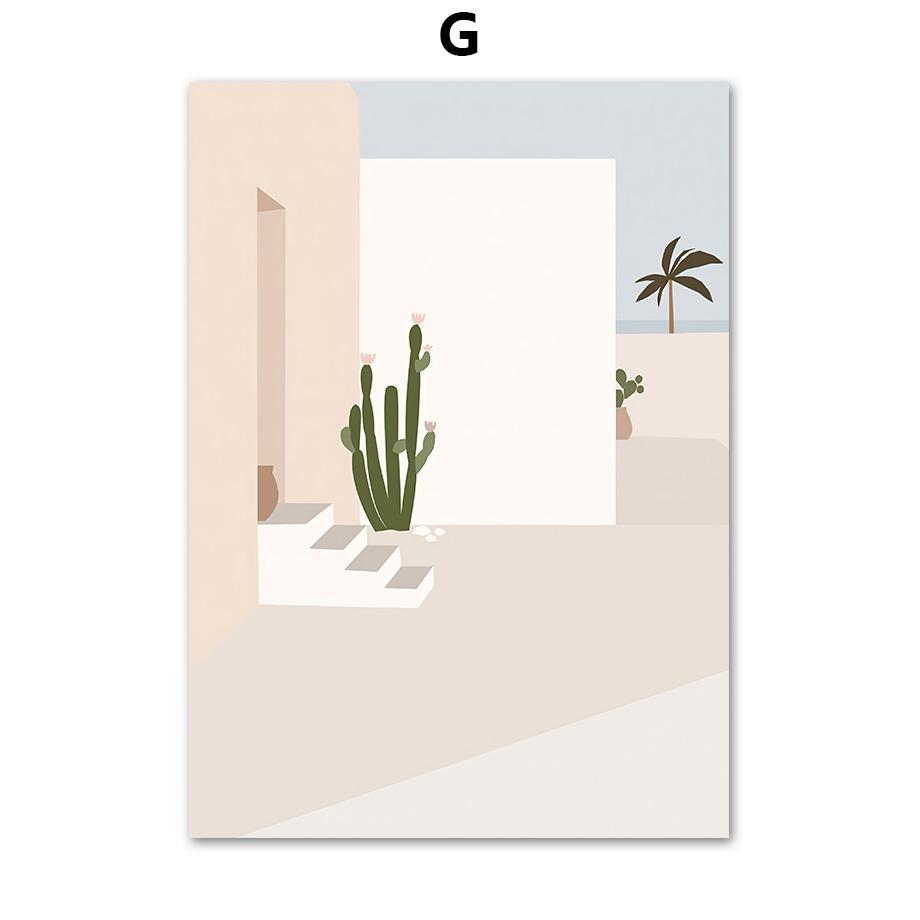 

Цветочная дама Букет Ботанический Кактус Бохо Постеры и принты Картина на холсте Скандинавские настенные картины для декора гостиной 21X30cm No Frame