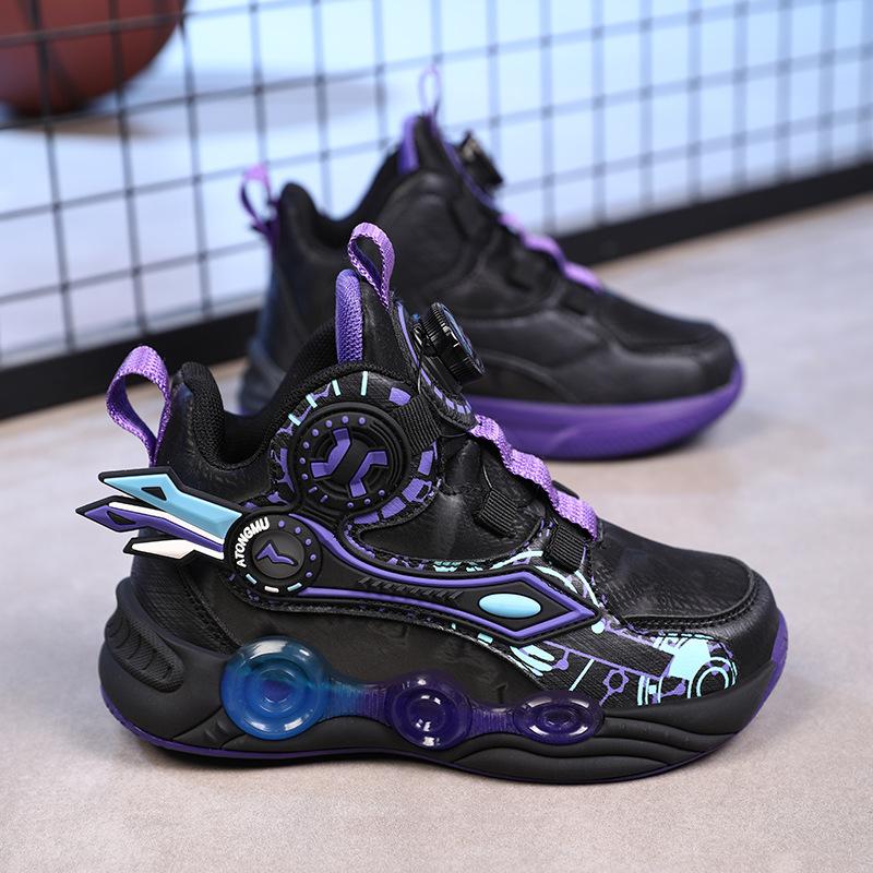 Boys shoes children's sports shoes 2025 new autumn boys running shock-absorbing basketball shoes non-slip student training