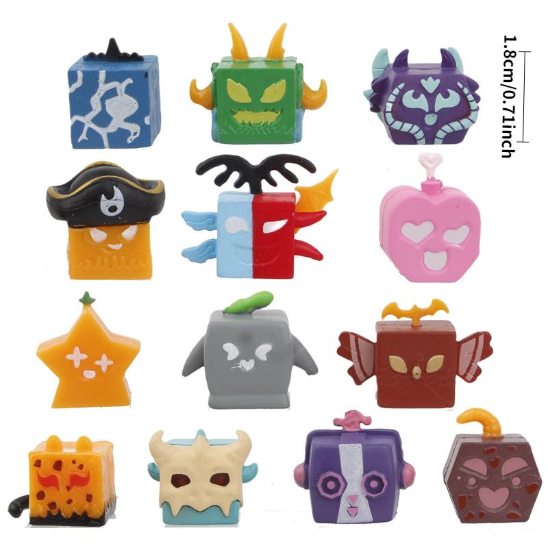 

Blox Fruits Фігурки Персонажів Моделі Настільні Прикраси Іграшки Подарунок ПВХ Диявольський Плід Фрукти Брукса Іграшка Подарунки на День Народження Дітям