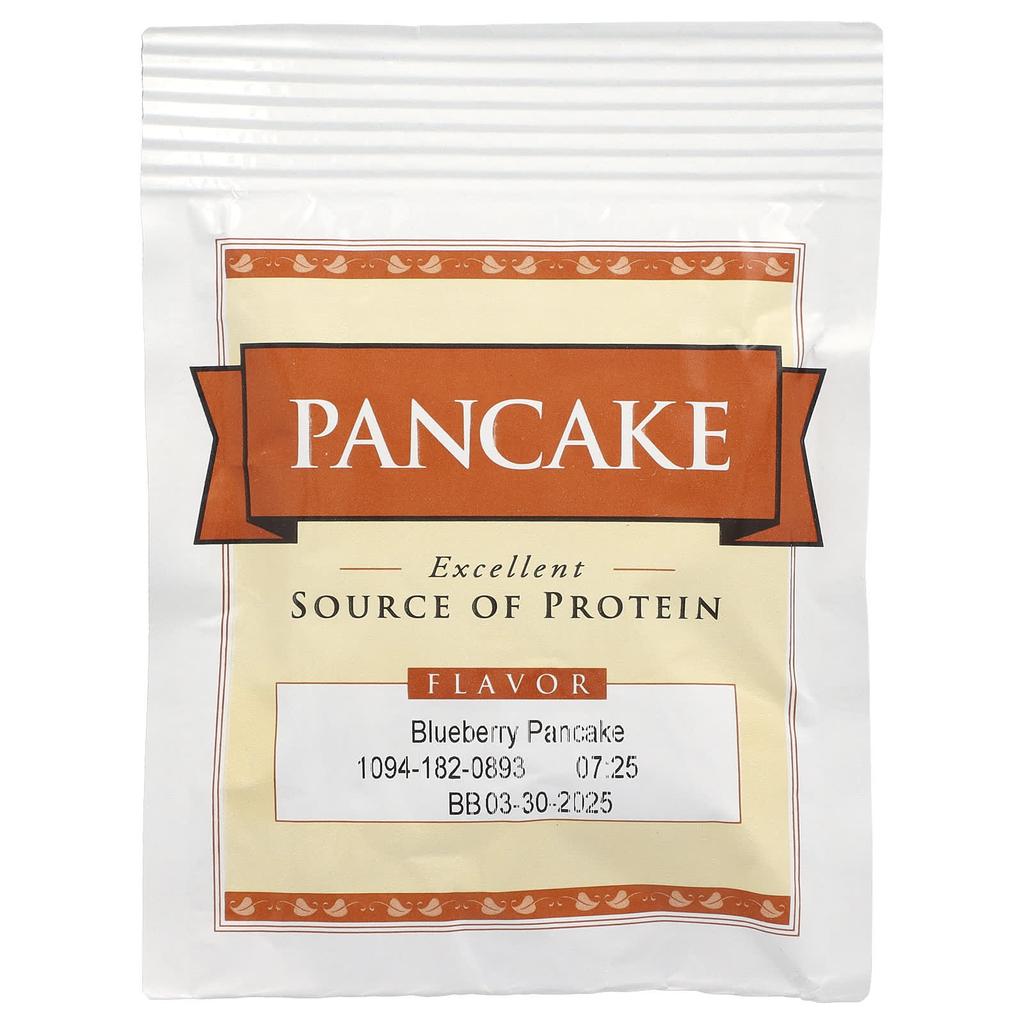 BariWise Protein Pancake & Waffle Mix, Blueberry, 7 Packs, 0.92 Oz (26 G) Each