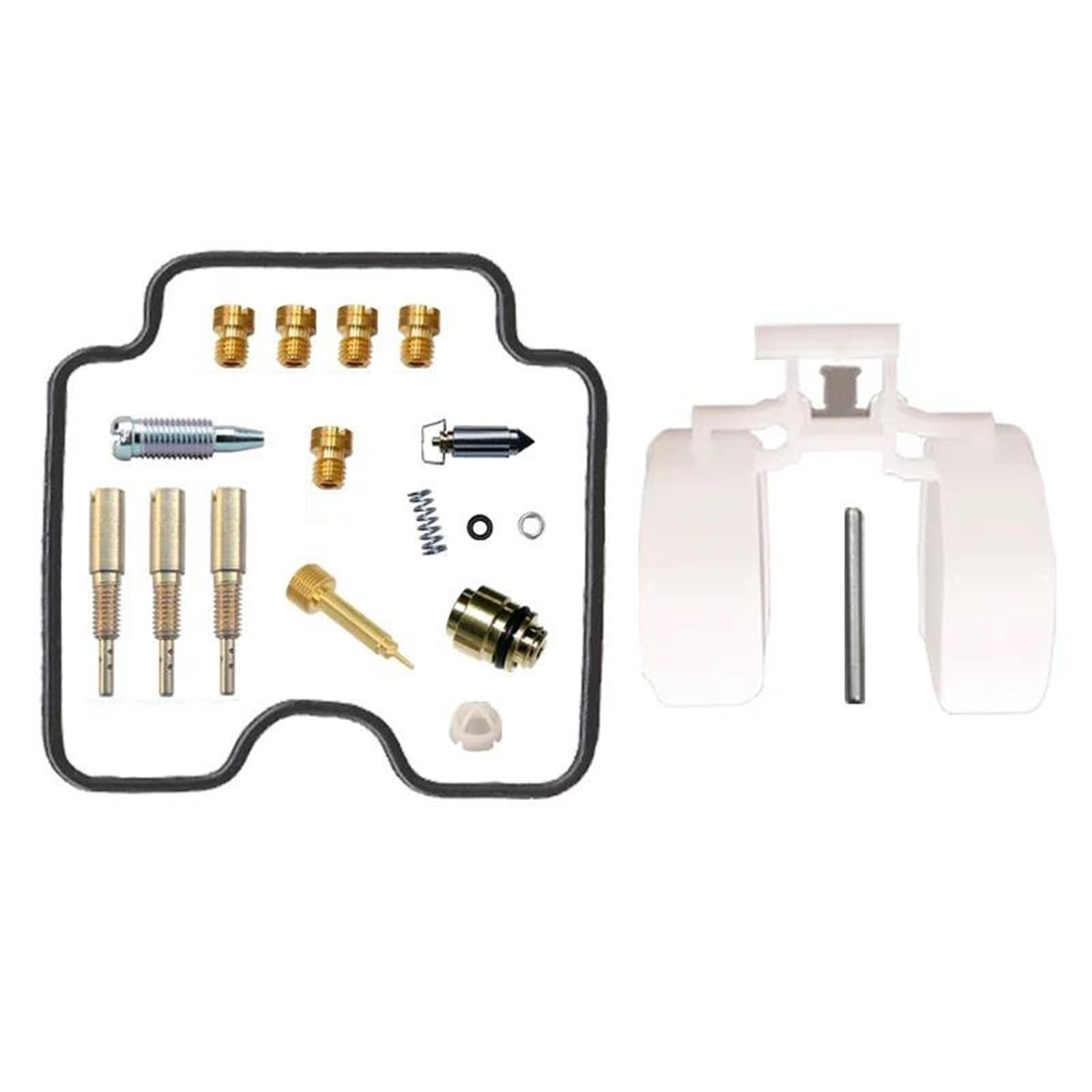 

Ремонтный комплект карбюратора мотоцикла Запчасти для восстановления поплавка карбюратора Замена карбюратора Комплект карбюратора для Yamaha SR400 RH01J 2001-2008 One Size