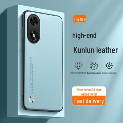 Beskyttelsesdeksel i skinn med full linsebeskyttelse og Kevlar for mobiltelefonen Honor Play 50m og 40plus.