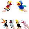 New Cross-border Bird Animal Hand Puppet Large Beak Parrot Toy For Soothing Kids Wholesale Eagle Doll