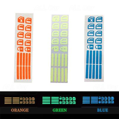 Car Fluorescent Luminous Button Sticker Door Window Lift Night Safety Switch Car Style Decal for Hyundai Creta Veloster I20