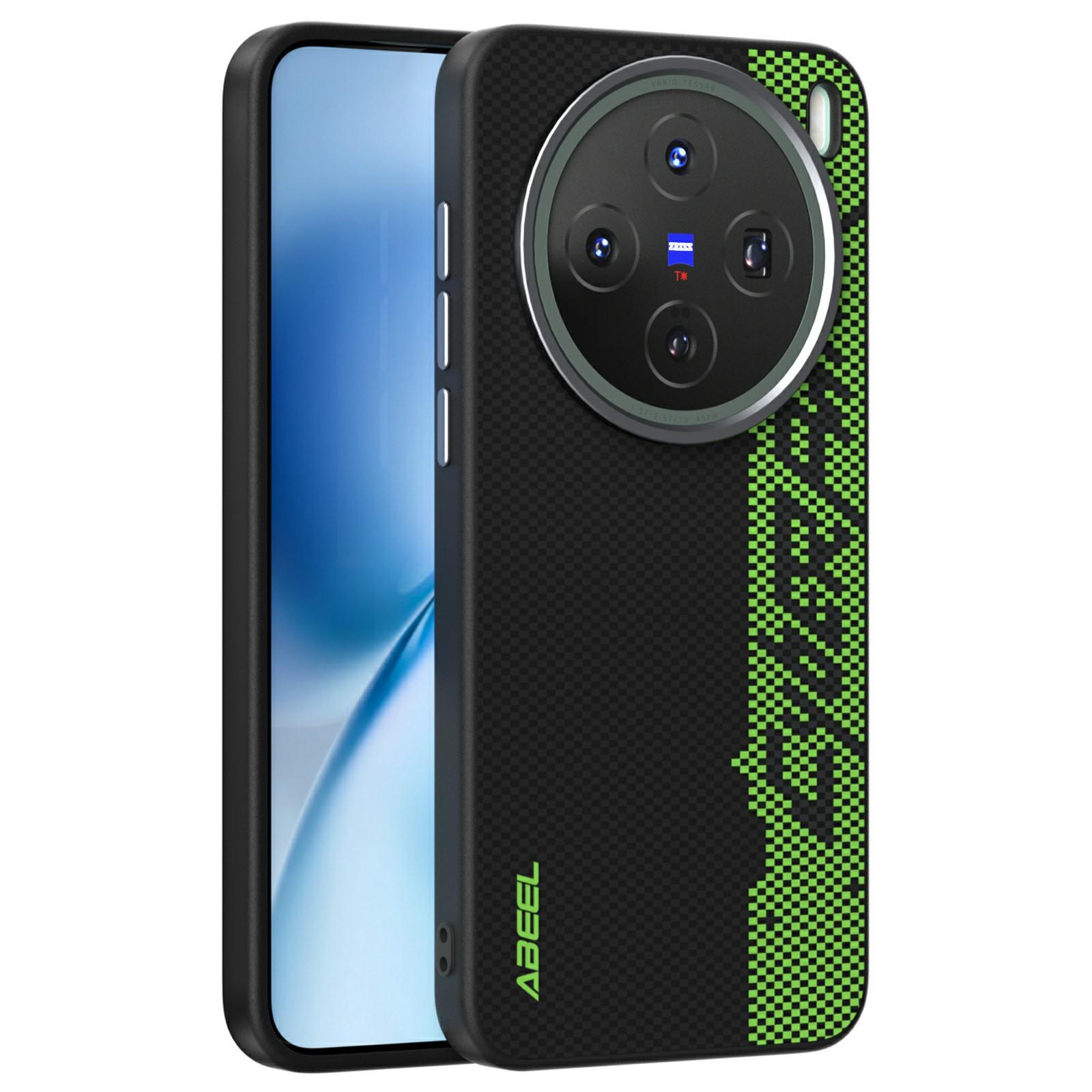 

ABEEL For vivo X200s 5G Case Compatible with MagSafe Printed PC TPU Aluminum Alloy Leather Phone Cover Outstanding No. 3