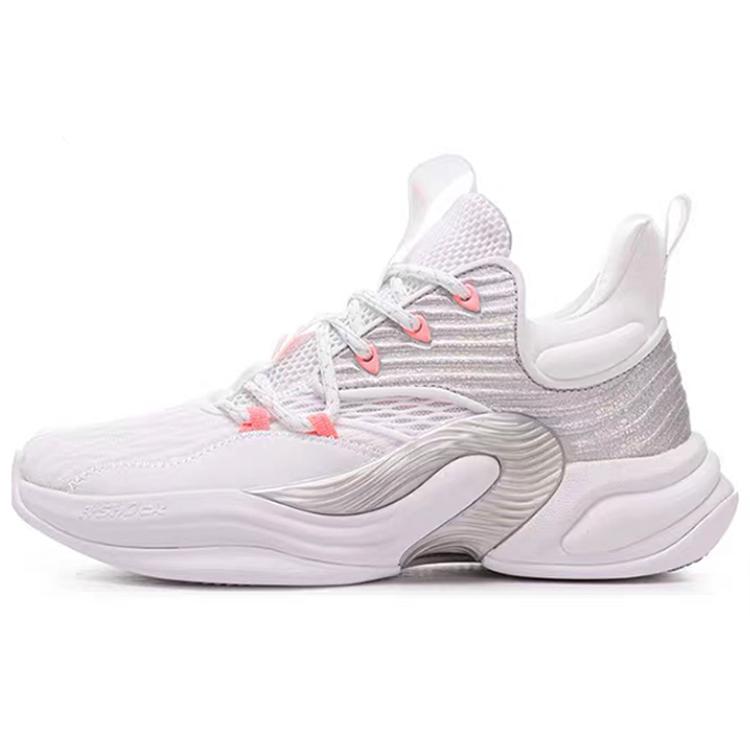 

Anta Heat Wave 2 Cushioning Anti Slip And Wear Resistant Low Top Performance Basketball Shoes Silver White 45