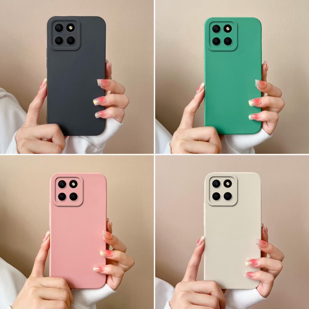 Phone Cases For Huawei Honor X8 X8a X8b X8c X7 X7a X6 X6b X5 X5b Fashion Simplicity Solid Color Matte Silicone Lens Protection Covers For Huawei Shell