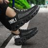 Sports Shoes Men's Breathable Fly Woven Men's Shoes Fried Dough Twists Soles Hollow Thick Soles Large Casual Shoes