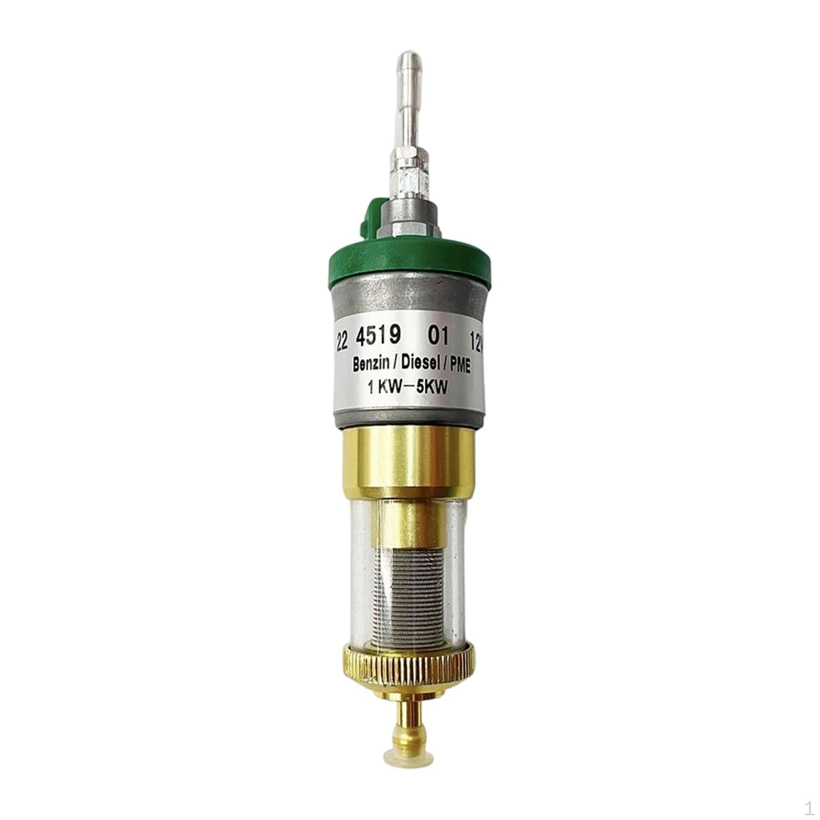 

Diesel Heater Fuel Pump Parking Quiet Easy to Install 12V 22ml зелений