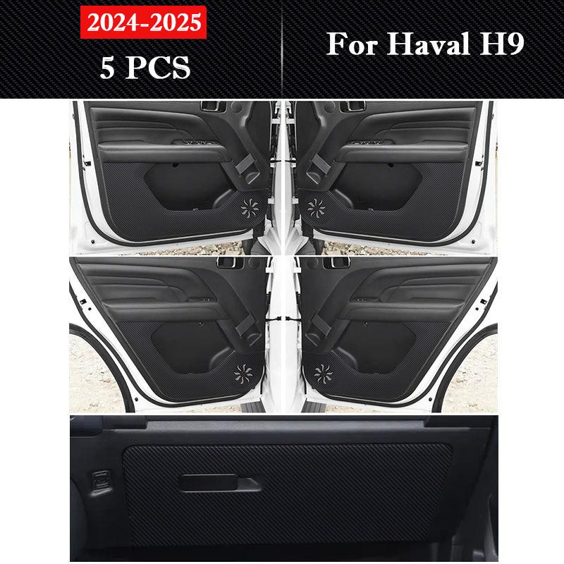 For Haval H9 2014 - 2026 Car Door Anti Kick Pad Glove Box Anti-dirty Protective Sticker Anti-Collision Film Interior Accessories