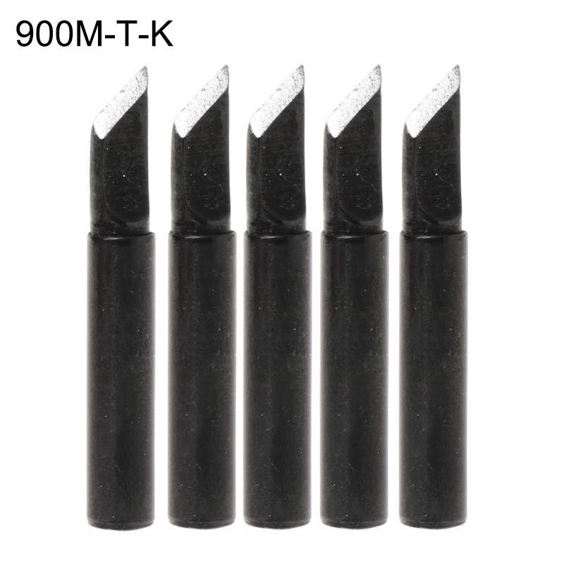 5pcs Soldering iron tip 900M-T Metal Black Solder Welding Tool Replacement