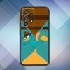 Phone Case For Samsung S 25,24,23,22,30,21,10,9,Ultra,Plus,Lite,FE,4,5 G Soft P-Perry Cartoon Platypus Black Case