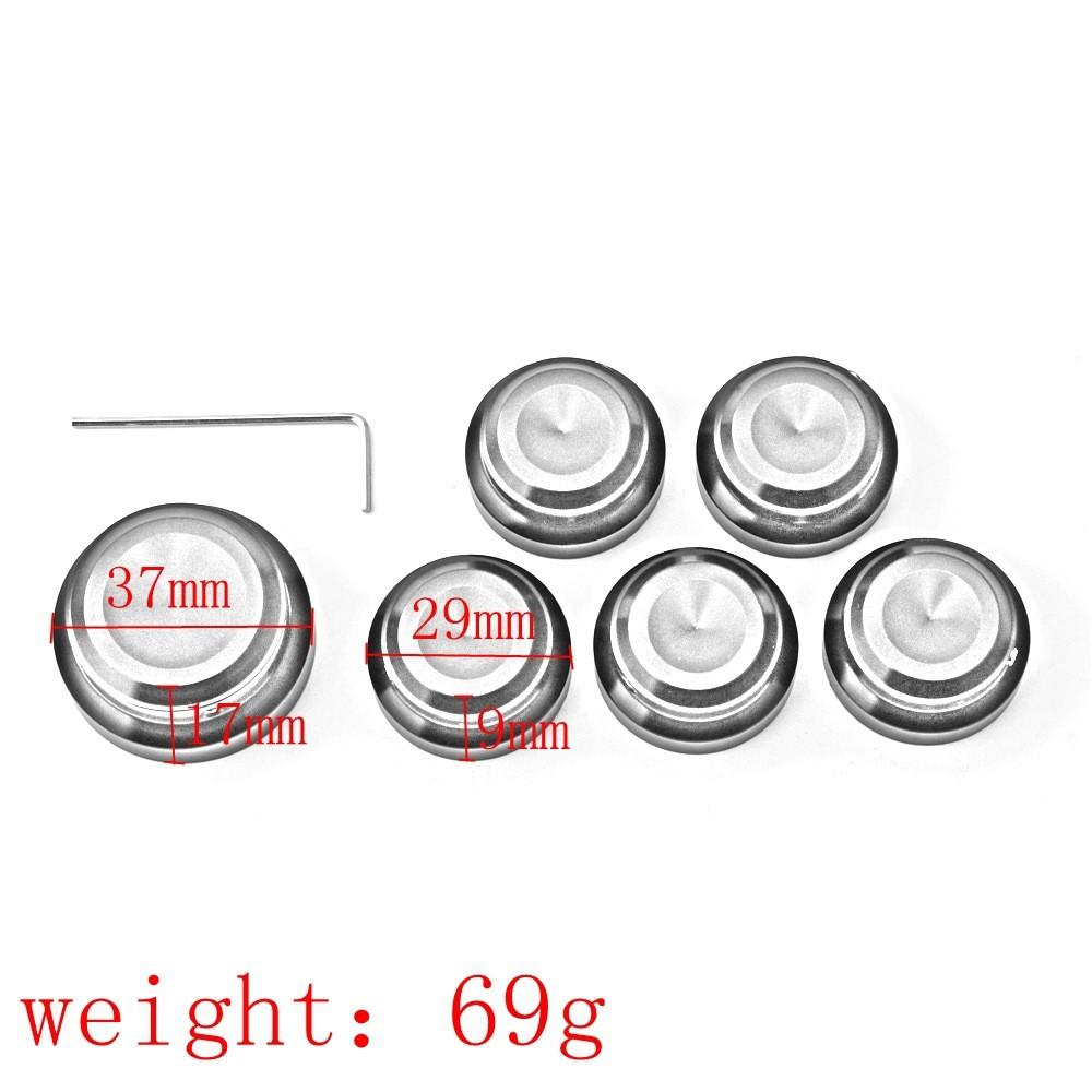 Hochwertiges Motorluftabdeckungs-Schraubkappenset für Harley Nightster 975 Farbe Schwarz