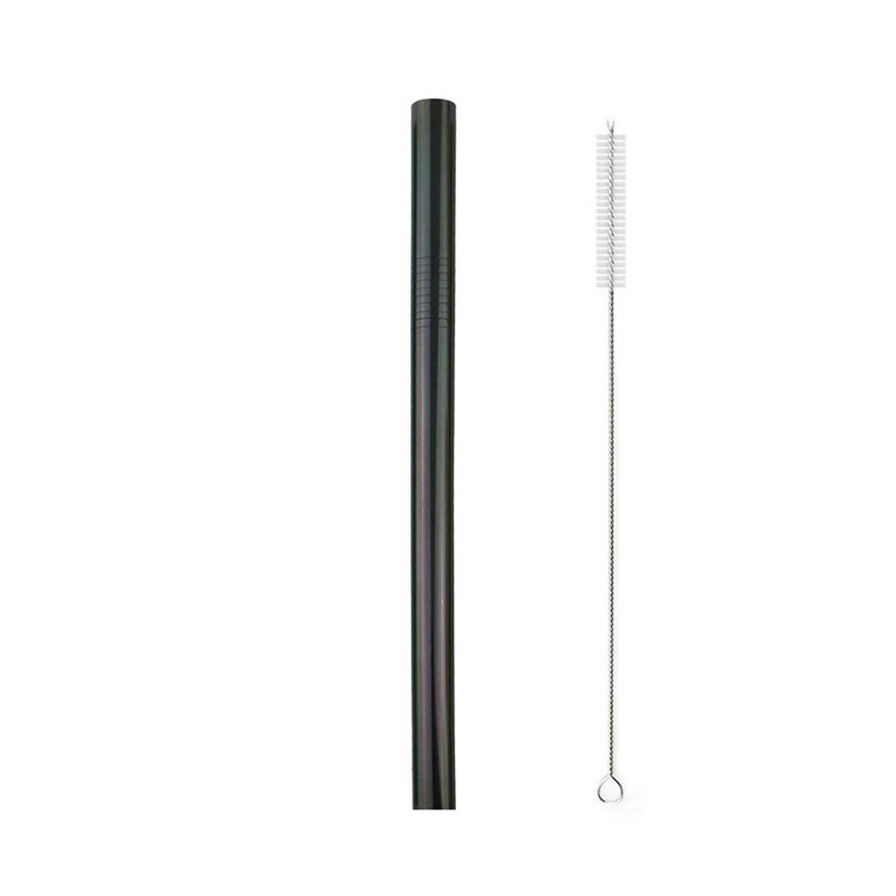 High Quality Metal Straw Stainless Steel Straw Reusable Drinking Straws Diameter 12mm Tube Smoothies Tapioca Pearls Bar Party