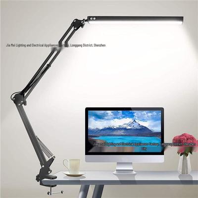 LED Eye Protection Desk Lamp, Student Dormitory Bedside Reading Light, USB Long Arm Folding Clip Lamp