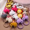 2 Stück Haaraccessoires Mädchen Elastique Cheveux Fille Gomas Elasticas Fellig Koreanisch Kinder Kleidung Hasenohren Scrunchie Stirnbänder