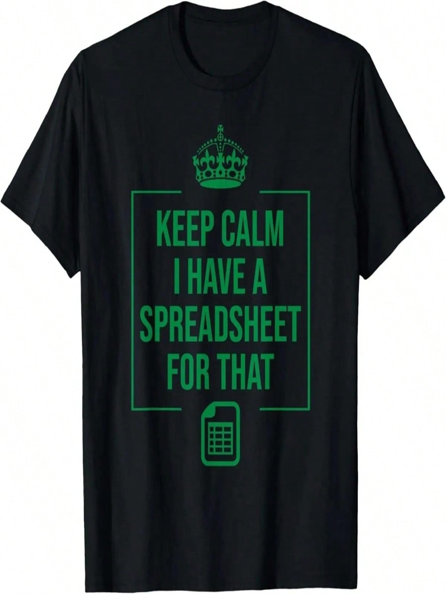 Funny Excel Spreadsheets Lover Gift _ Accountant T-Shirt S разноцветный