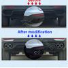 For Geely Coolray 2024-2025 Tail Throat Rear Bumper Exhaust Pipe