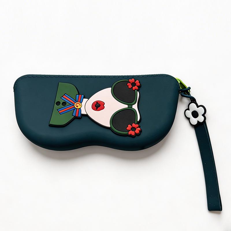 Portable Food-Grade Silicone Sunglasses Storage Case