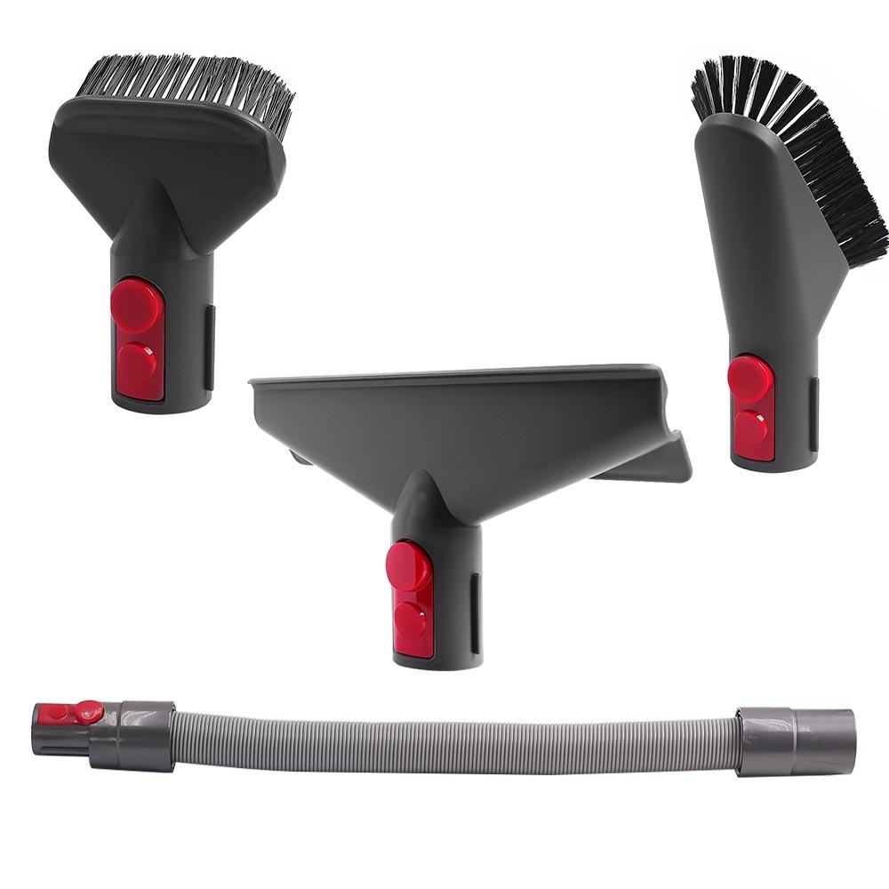 Telescopic Rod Extension Tube Suction Head For Dyson V7 V8 V10 V11 V15 Handheld Vacuum Cleaner Crevice Brush Mattress Brush Accessories Spare Parts