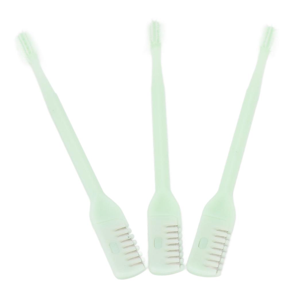 3pcs Manual Nose Hair Trimmer Double Heads 360 Degrees Rotation Deep Cleansing Nose Hair Cutter