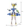 Creative Female Gynoids Robot Mech Girls Figures Model Building Blocks Toys For Toy Kids Easter Birthday Gifts Assemble Bricks