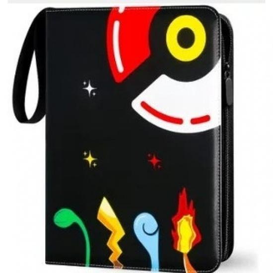 52 Style 400pcs Card Album 2x2 Loose-leaf Large Capacity Leather Anime Zipper Card Collection Photo Album